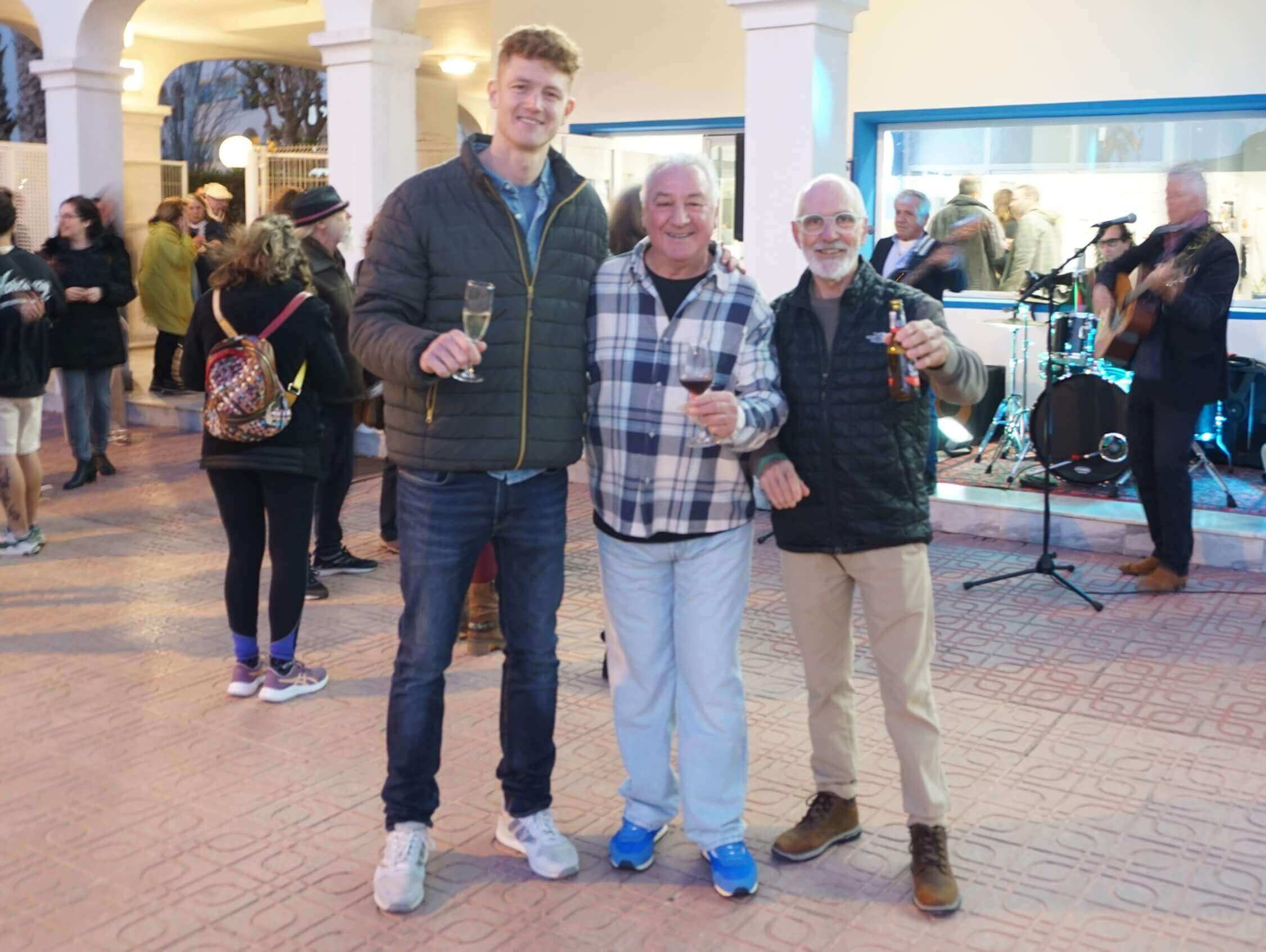 El fundador, Juanjo Medori, junto a su socio, Sergio Pera, y su hijo y sucesor, Javier Medori