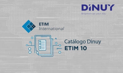 Dinuy actualiza todo su catálogo al ETIM 10 y se convierte en uno de los primeros fabricantes en lograrlo
