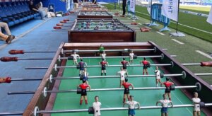 El evento incluyó un torneo de futbolín entre los asistentes