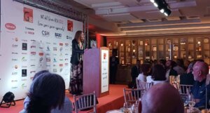 Un momento de la intervención de Marta Angerri