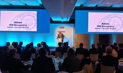 Eduard Sarto interviene durante el Encuentro Adime