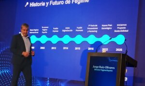 Jorge Ruiz-Olivares, en un momento de su intervención