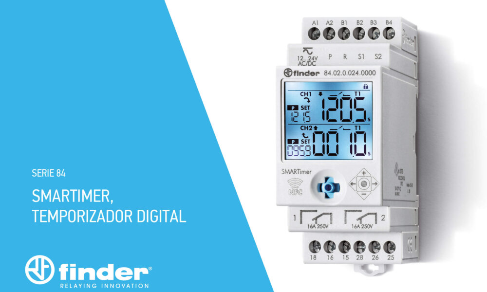 Finder presenta su temporizador multifunción más preciso, el SMARTimer Serie 84