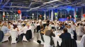Un momento de la Cena en el Palacio Euskalduna