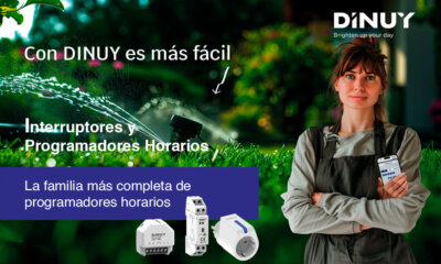 Dinuy estrena su nueva gama de programadores horarios sin pantalla