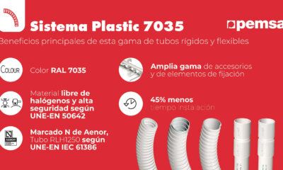 Pemsa presenta su sistema de tubos Plastic 7035, garantía de seguridad y versatilidad
