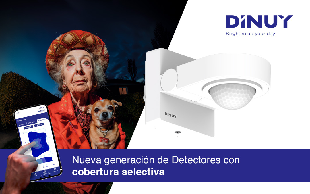 Dinuy estrena una gama de detectores con cobertura selectiva, que innova en su configuración