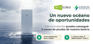 Energía Accesible y Ecosolex presentan en Madrid una batería inteligente para optimizar el consumo sin necesidad de placas solares 