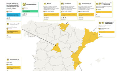 El mapa actualizado de todas las subvenciones para renovables y vehículo eléctrico