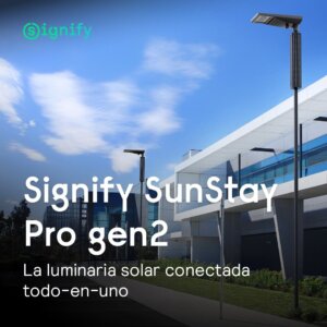 Signify lanza sus primerias luminarias bajo la marca Signify