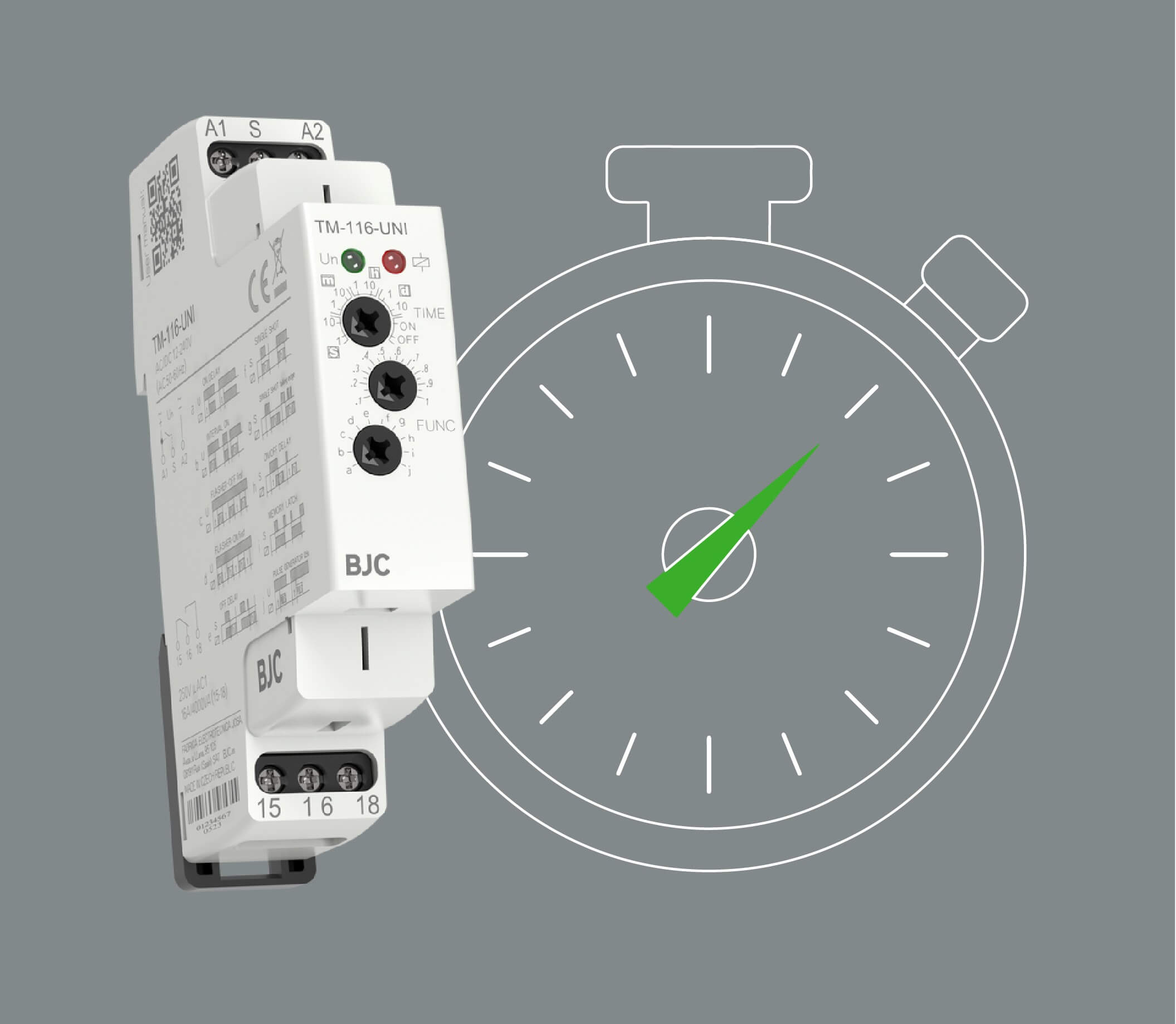 BJC presenta el nuevo temporizador multifunción TM-116-UNI