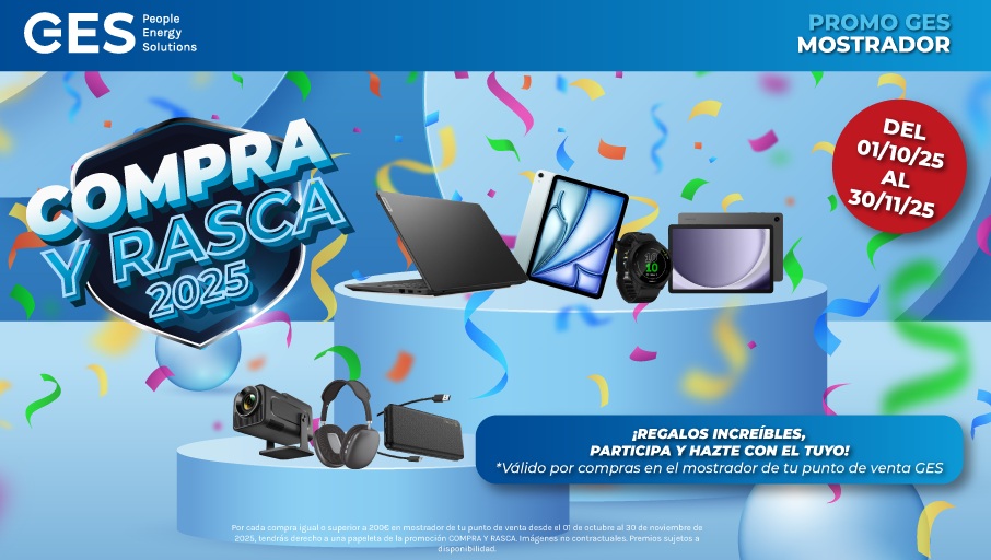 GES lanza la campaña “Compra y Rasca” para premiar la fidelidad del instalador profesional