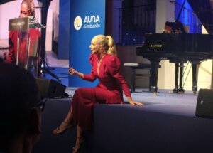 Anne Igartiburu, en un momento de la Gala