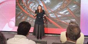 Un momento de la intervención de Ruth Solozábal