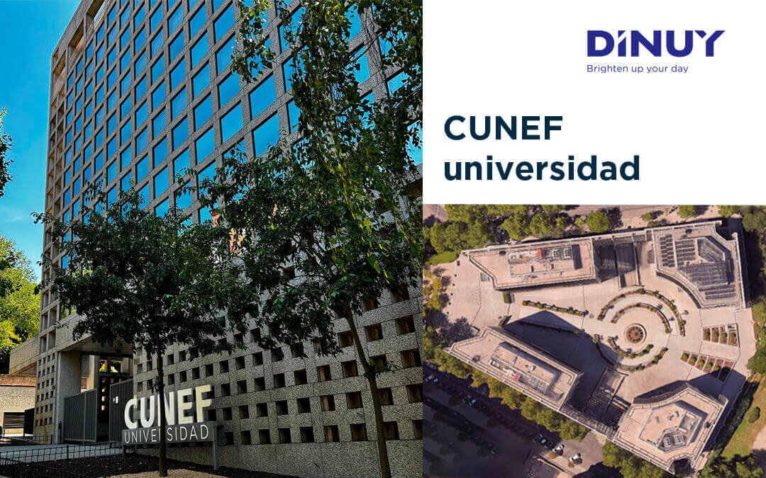 Dinuy equipa la Universidad Cunef con sistemas de regulación constante DALI-2 y detectores de última generación