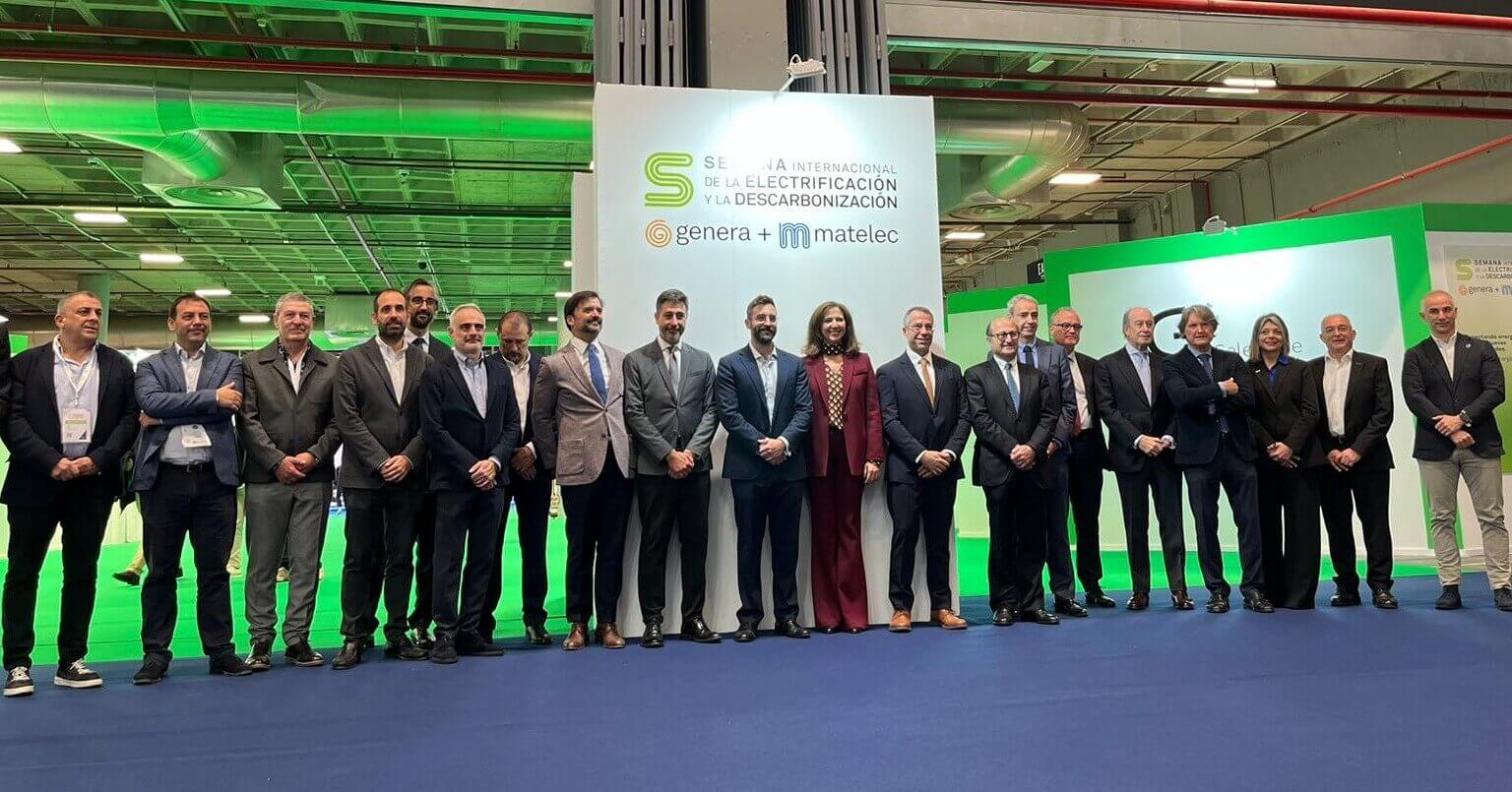 Un repaso en imágenes a las dos primeras jornadas de Matelec y Genera. Un momento de la inauguración del certamen