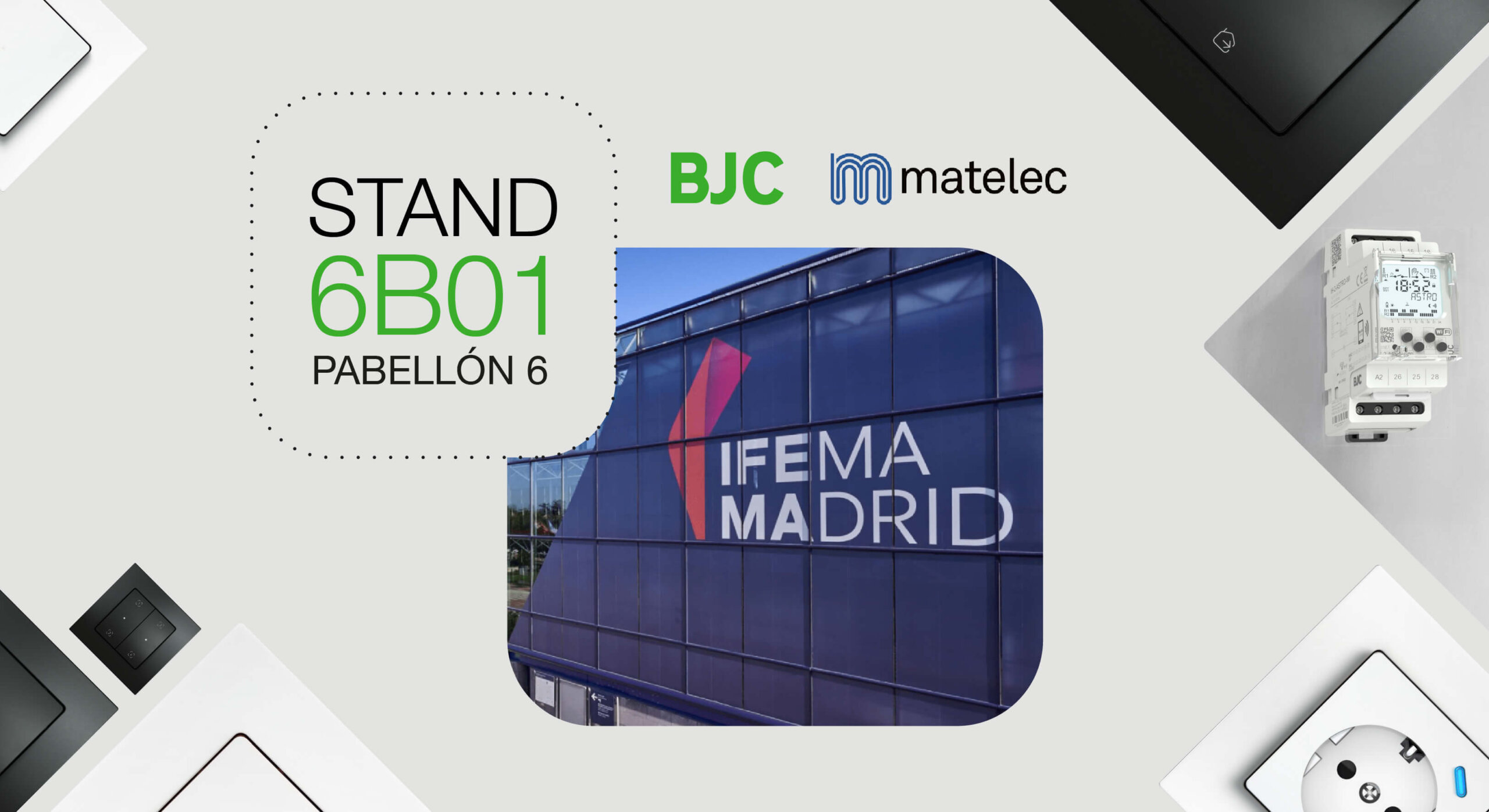 BJC estrena BJC Nexus y su nueva gama de relés, coincidiendo con su participación en Matelec