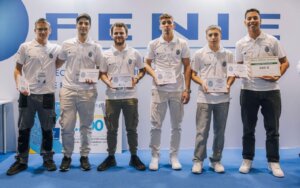 Todos los premiados al término de la prueba