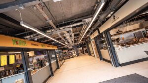 Una imagen del interior del mercado